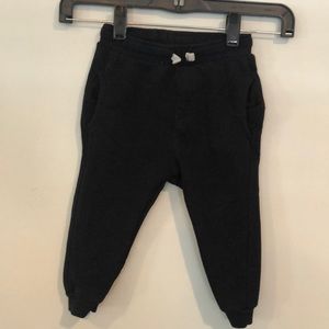 Zara Baby Boys Fleece Joggers Black 18-24M